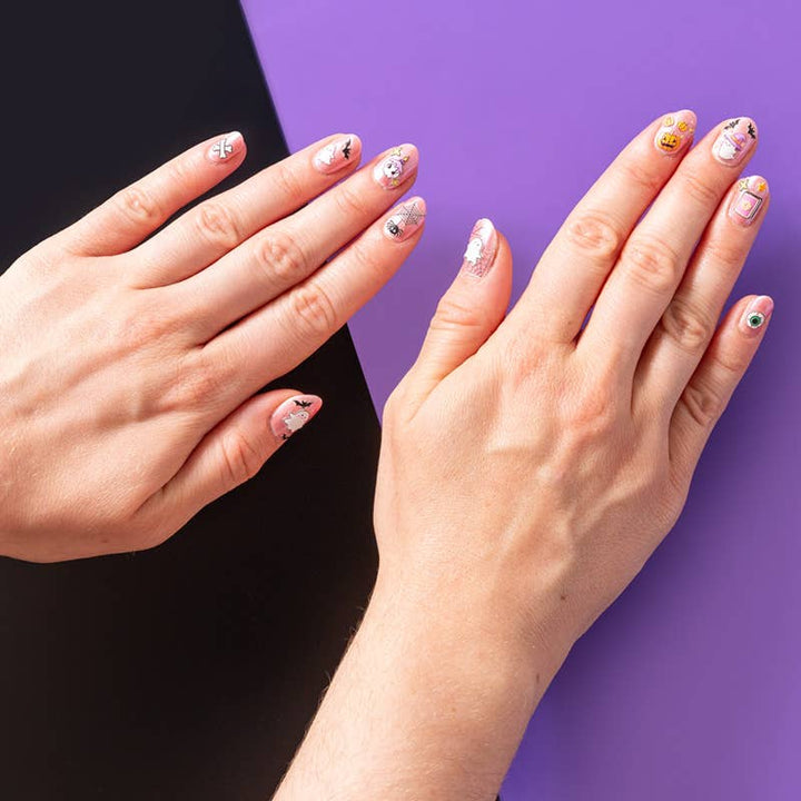 Spooky Halloween Self Adhesive Nail Stickers
