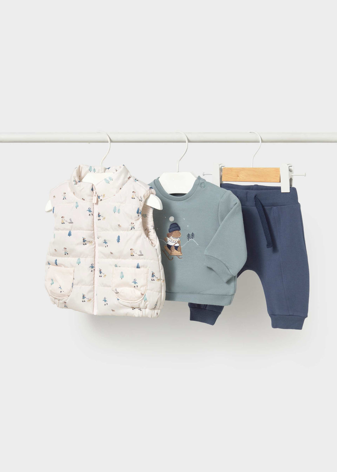 Mayoral Newborn 3 Piece Combo Tracksuit - Indigo