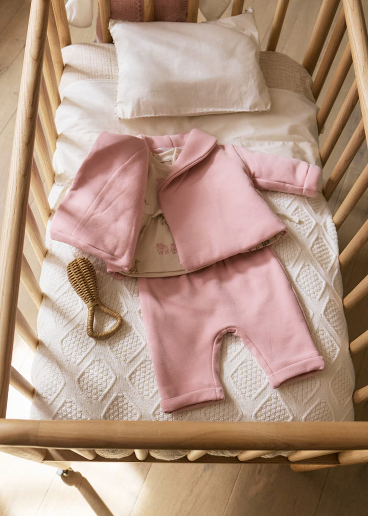 Pink 3-piece trouser set 2561