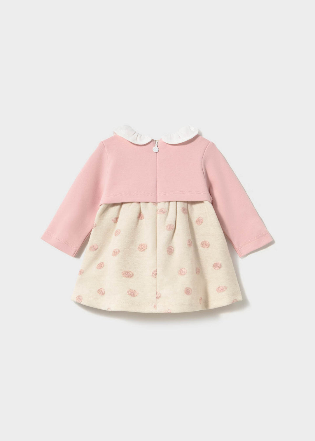 Mayoral Newborn Cardigan Dress - Baby Rose