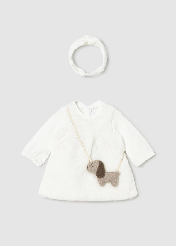 Mayoral Dress with bag and headband 2823