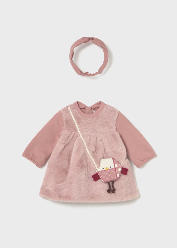 Mayoral Dress with bag and headband 2823