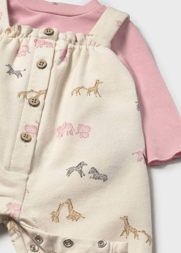 Mayoral baby dungarees and T-shirt set 2606 2618
