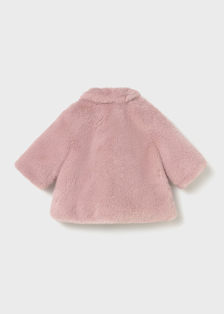 Mayoral baby faux fur coat 2402