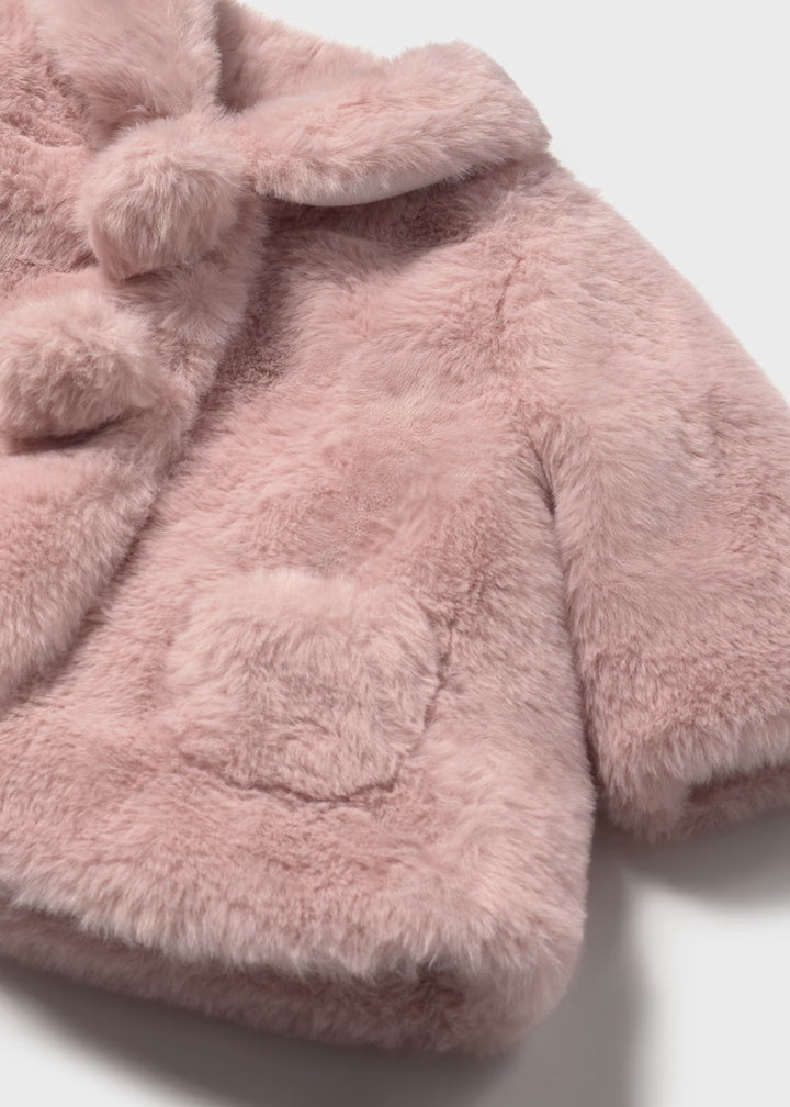 Mayoral baby faux fur coat 2402