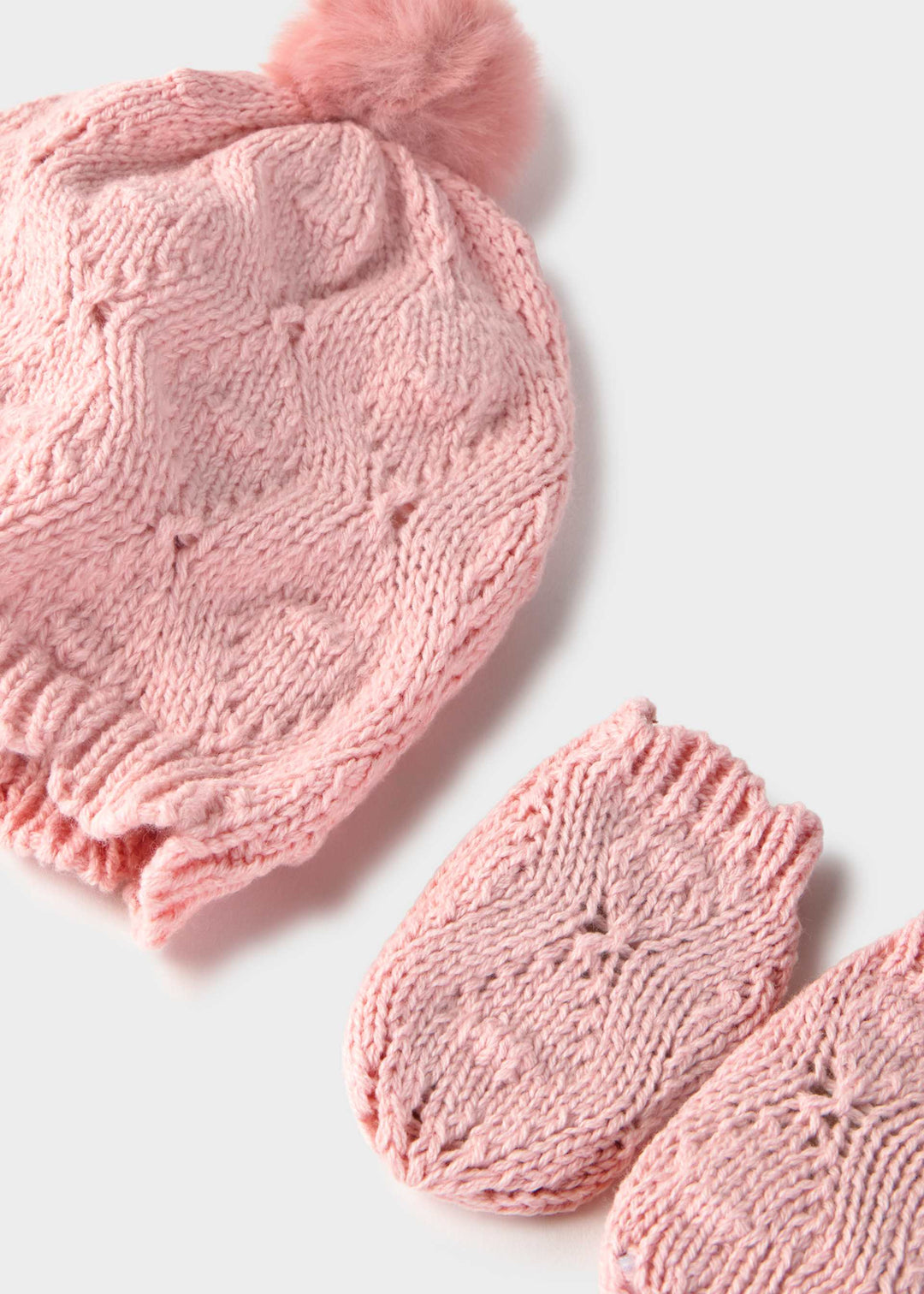 Mayoral Newborn Girl Hat and Mittens Set - H.BabyRose