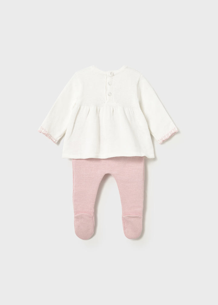 Mayoral Baby Pink Jumper and Legging Set 2553