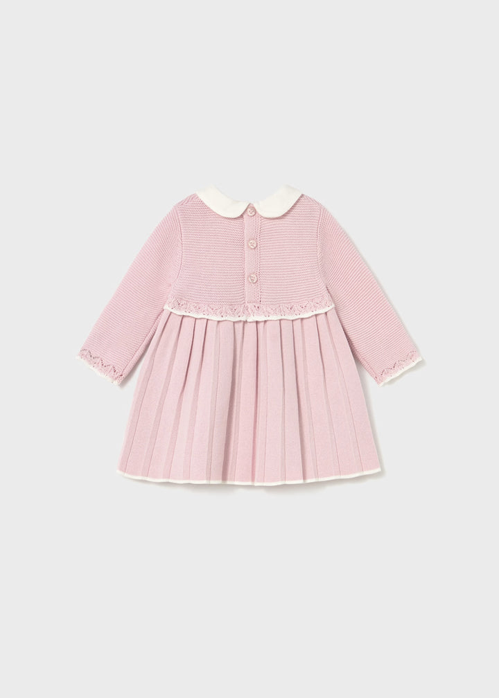 Pink knitted dress 2804