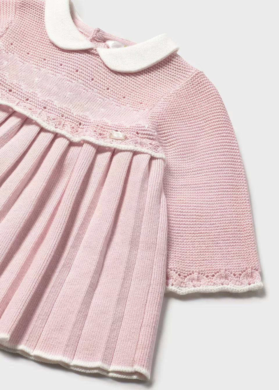 Pink knitted dress 2804