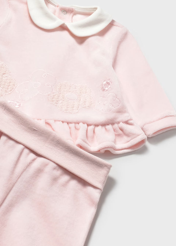 Newborn Pink legging set 2554