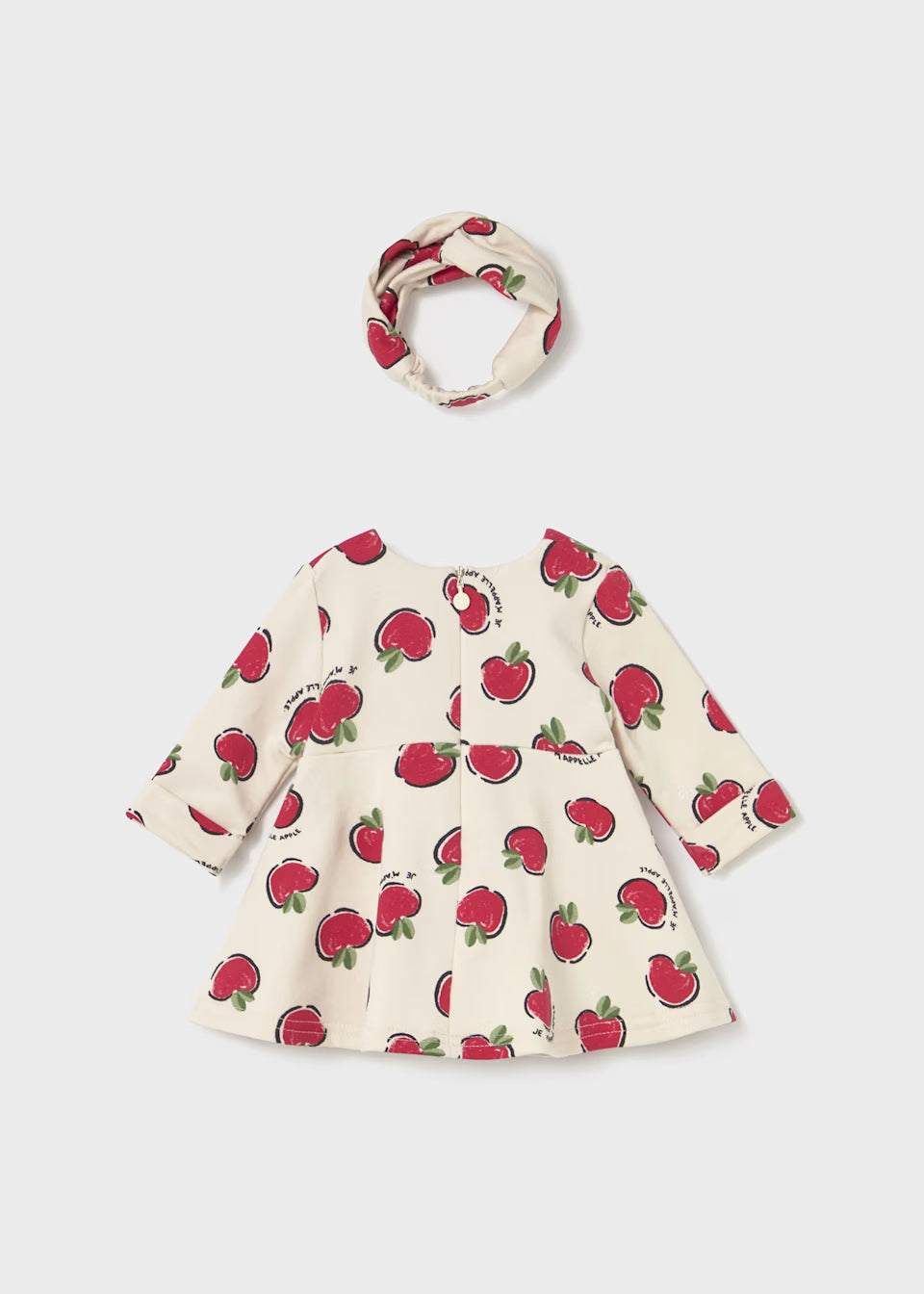 Apple dress with headband set 2827