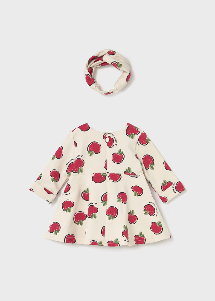 Apple dress with headband set 2827
