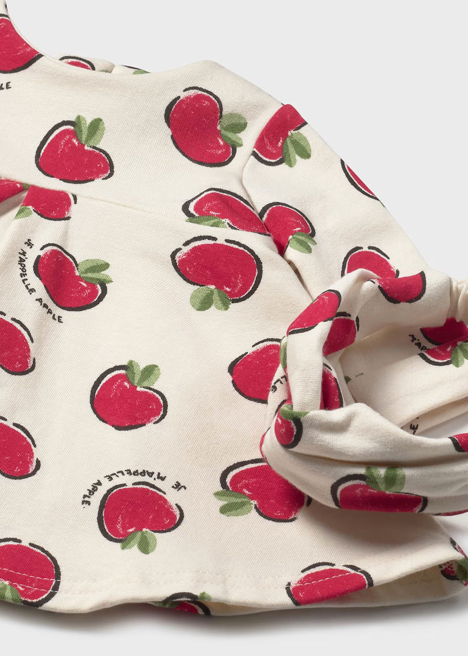 Apple dress with headband set 2827
