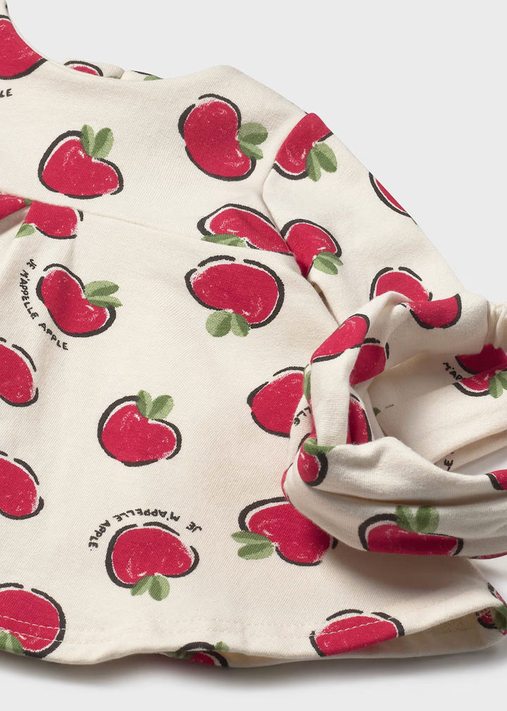 Apple dress with headband set 2827