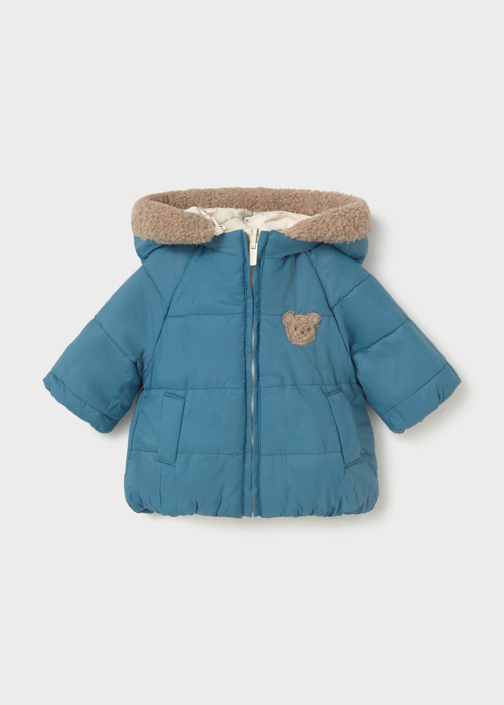 Mayoral Newborn Reversible Coat - Night