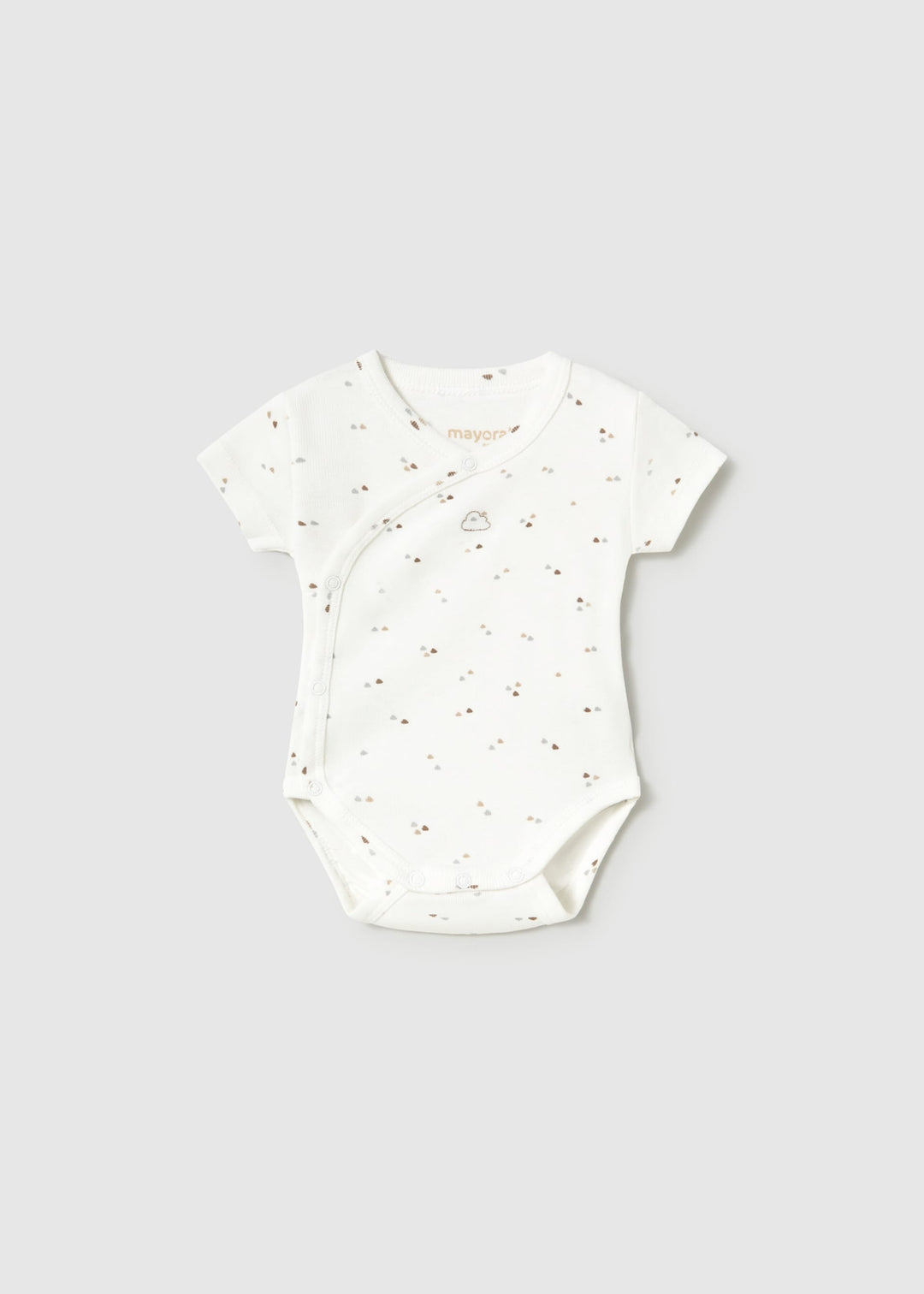 Mayoral Newborn Short-Sleeved Bodysuit - Natur-neut