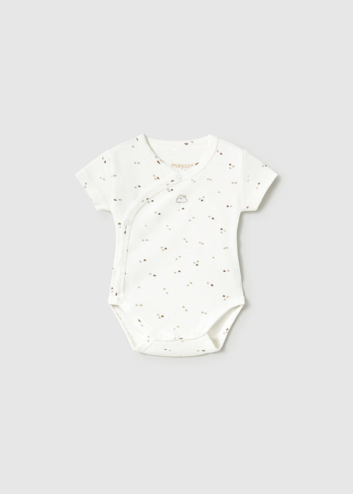 Mayoral Newborn Short-Sleeved Bodysuit - Natur-neut