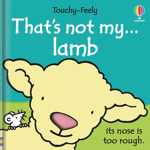 Front cover of That's Not My Lamb board book from Usborne