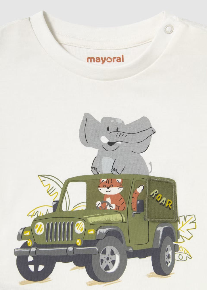 Mayoral Safari Truck Interactive T-Shirt