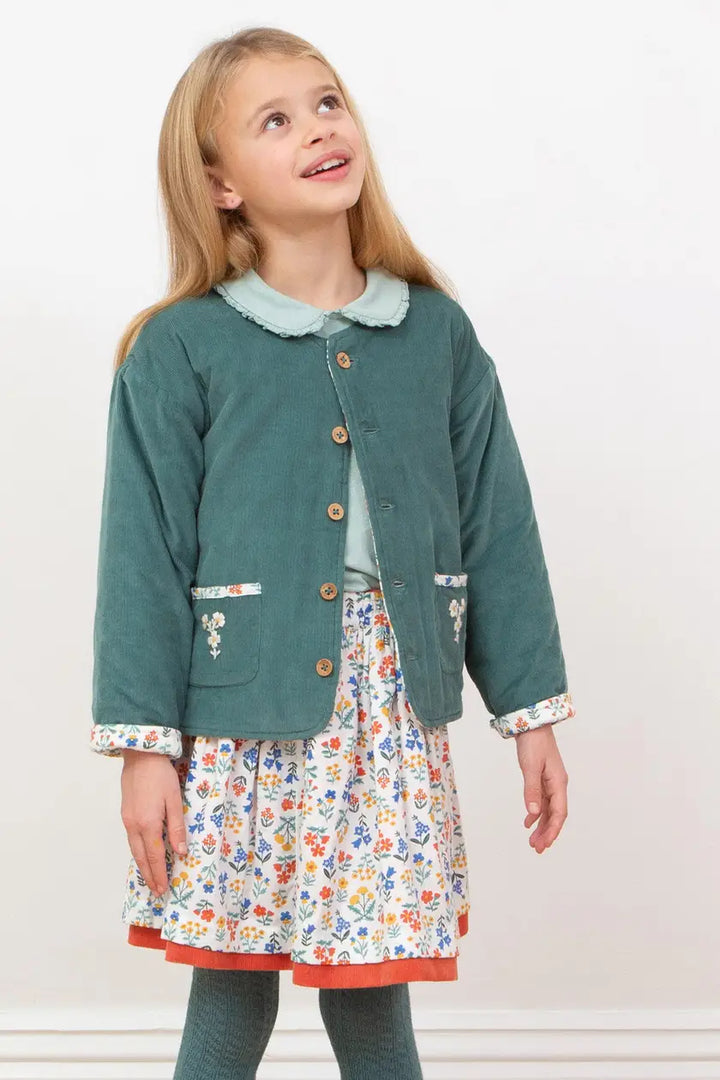 Fairy Flowers Quilted Jacket