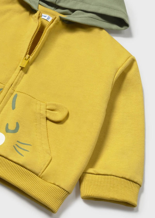 Mayoral Jungle Pocket Zip-Up Hoodie 1473