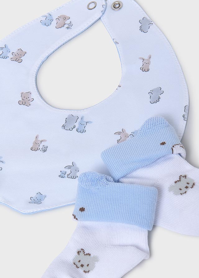 Mayoral Sky Blue Baby Gift Set 9910