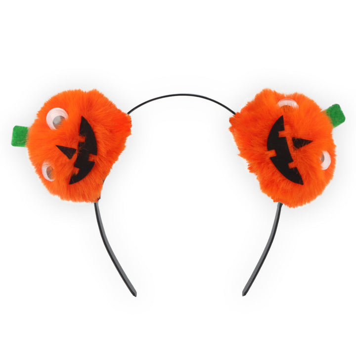 Halloween pumpkin headband for kids, second view