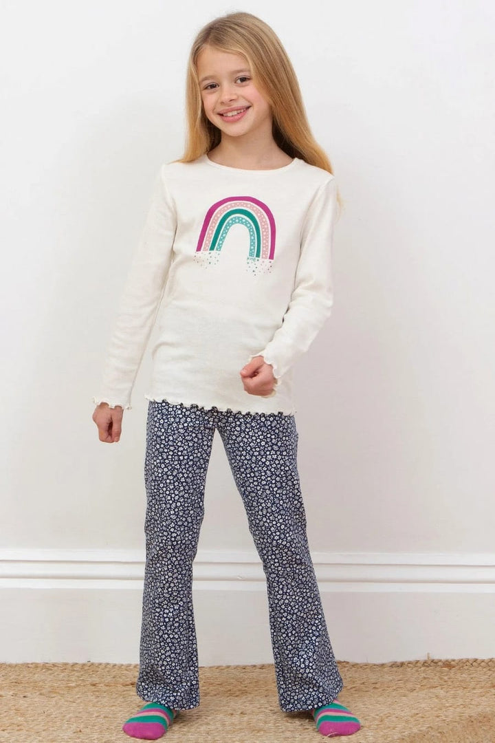 Kite Pixie Petals joggers, print detail