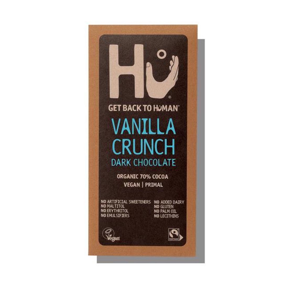 HU Organic Vanilla Crunch Dark Chocolate 60g