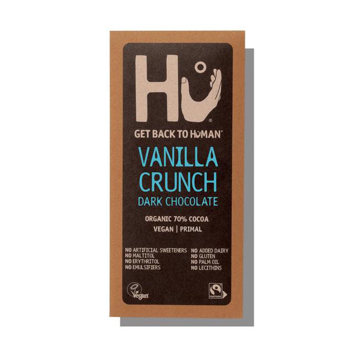 HU Organic Vanilla Crunch Dark Chocolate 60g