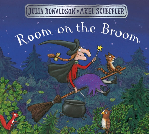 Front cover of Room on the Broom paperback by Julia Donaldson and Axel Scheffler