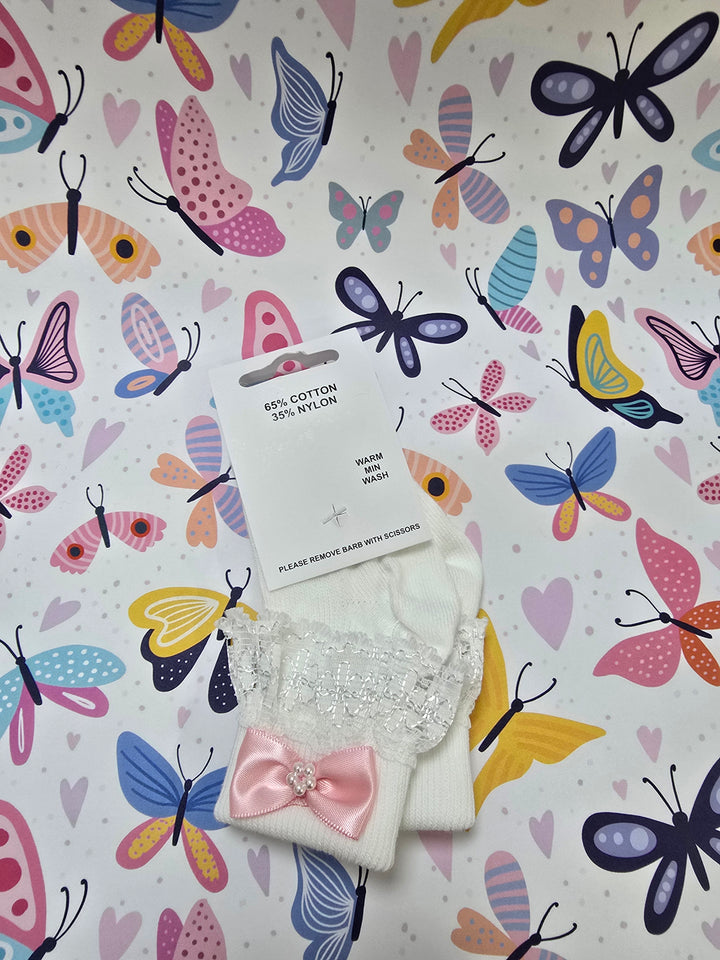 Frill Bow Socks
