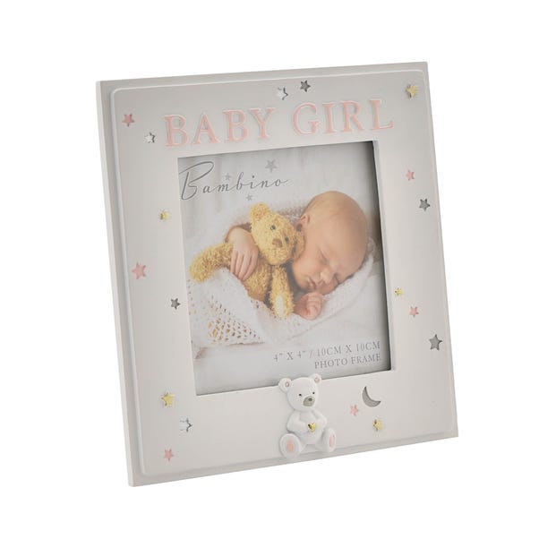 Baby Girl Photo Frame - Resin