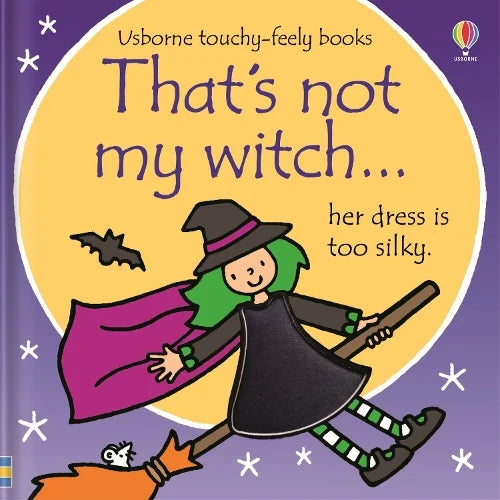 Front cover of That's Not My Witch touchy-feely Halloween board book from Usborne