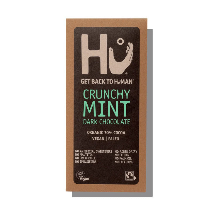 HU Organic Crunchy Mint Dark Chocolate 60g