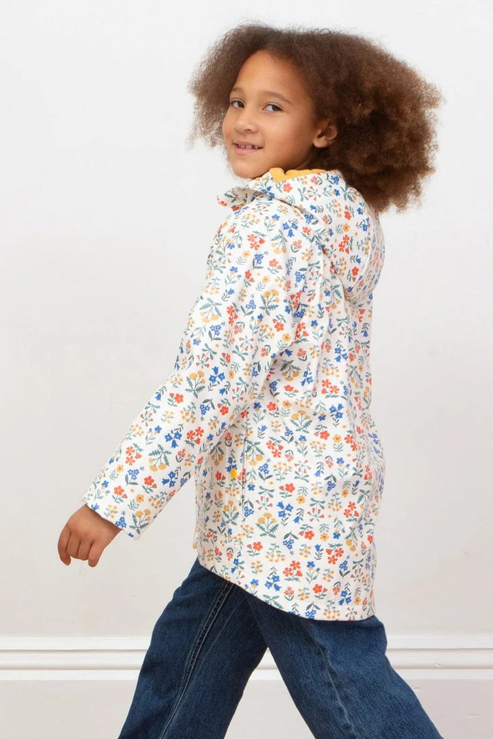 Fairy Flowers Splash Coat Fleeced