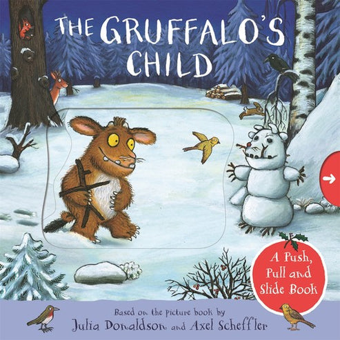 Front cover of The Gruffalo's Child Push, Pull and Slide board book