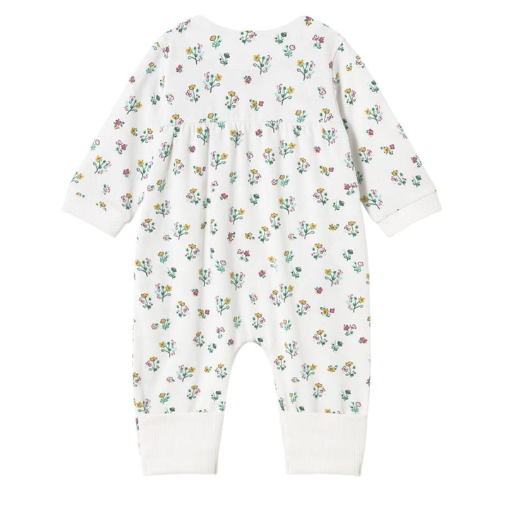 Mayoral Floral Jade Romper with Foot Covers 1753