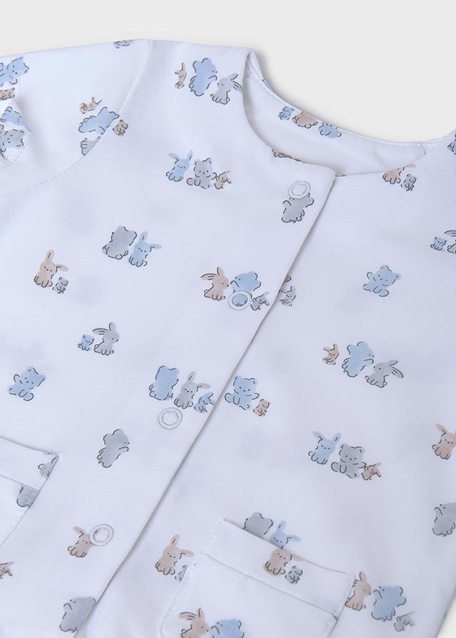 Mayoral Sky Blue Baby Gift Set 9910