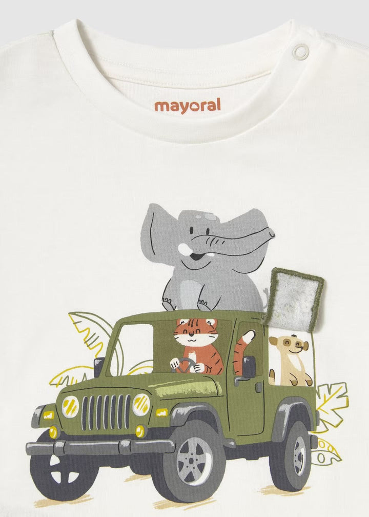 Mayoral Safari Truck Interactive T-Shirt