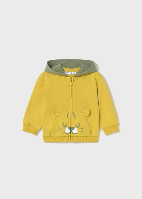 Mayoral Jungle Pocket Zip-Up Hoodie 1473