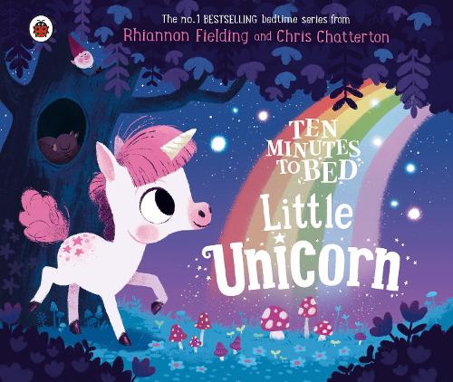 Ten Minutes to Bed: Where's Little Unicorn? lift-the-flap board book cover featuring Twinkle the unicorn