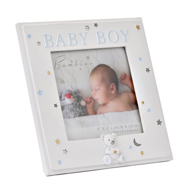 Baby Boy Photo Frame - Resin