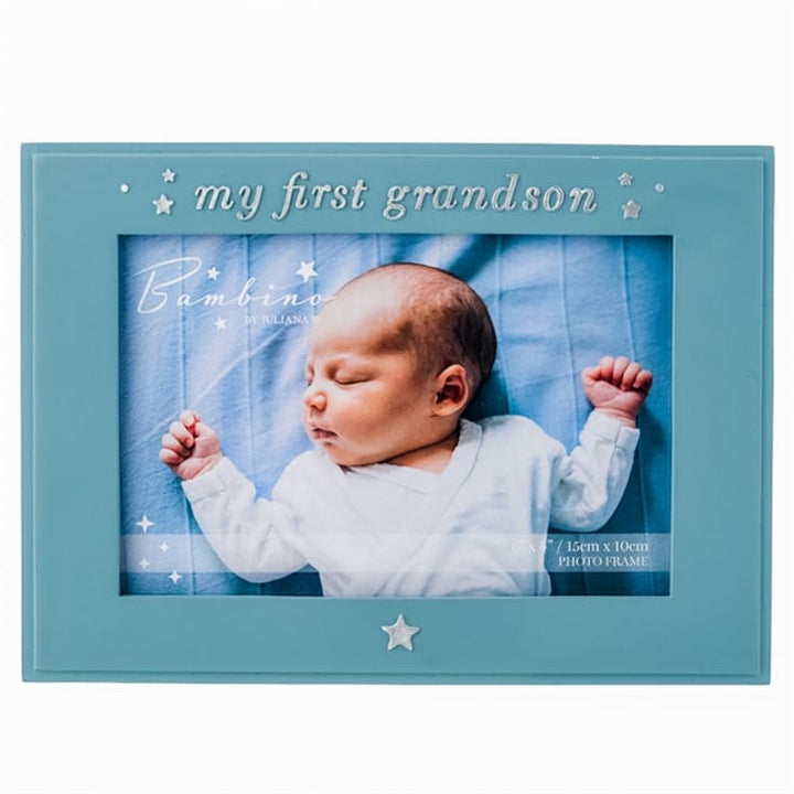 My First Grandson Photo Frame
