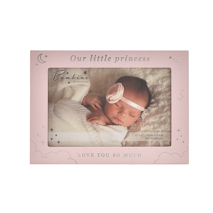 Our Little Princess Pink Wooden Photo Frame