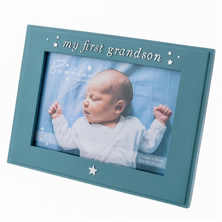 My First Grandson Photo Frame