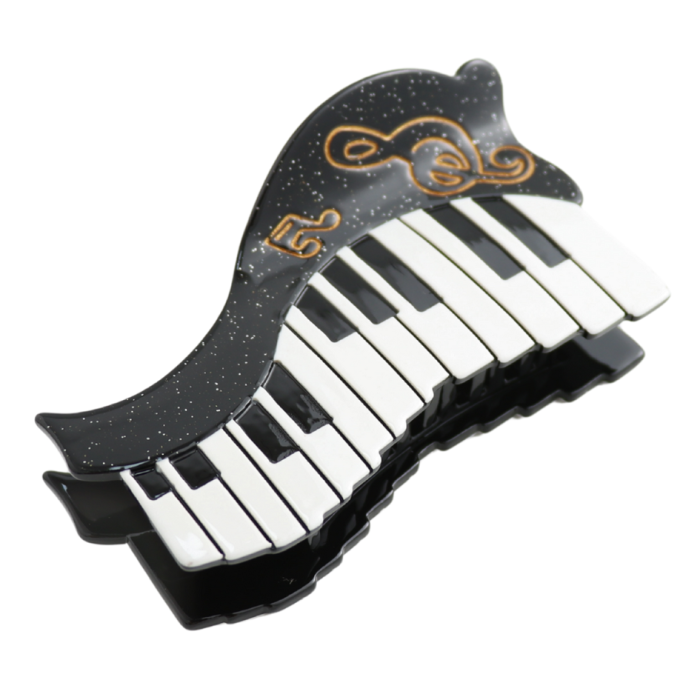 Piano Hair Claw Clip