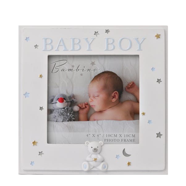 Baby Boy Photo Frame - Resin