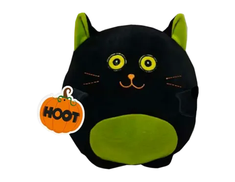 Halloween black cat plush toy