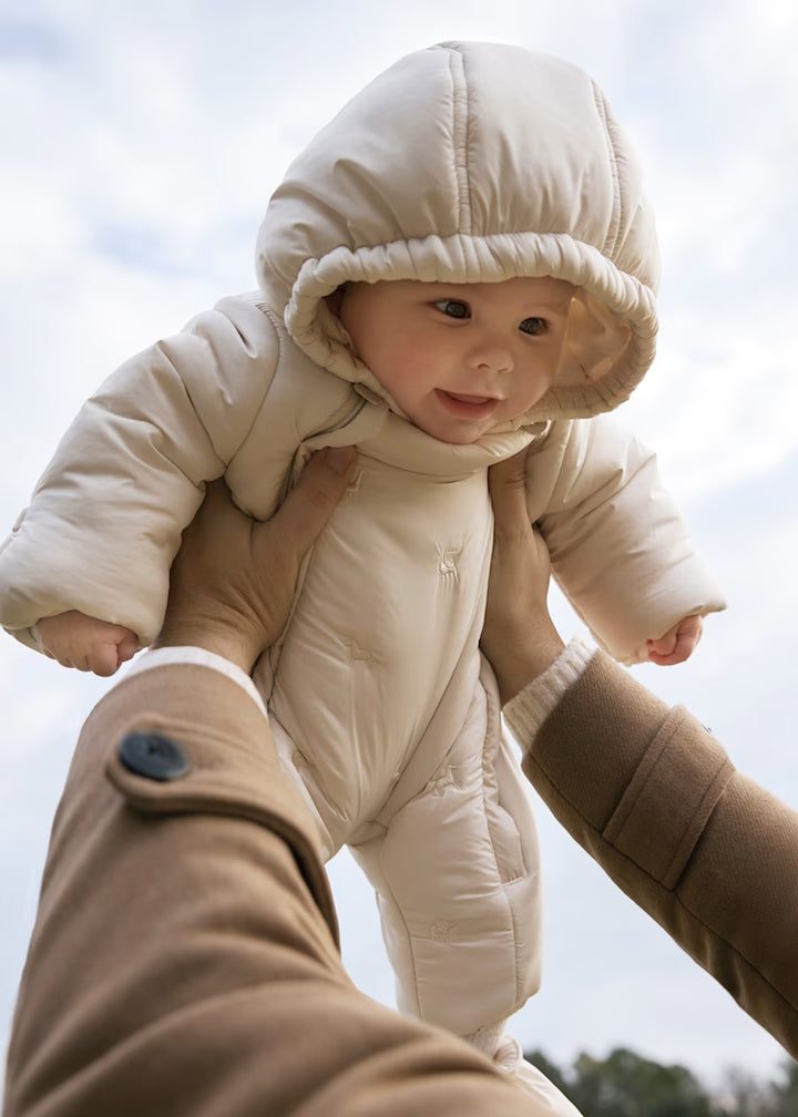 Mayoral unisex baby light beige snowsuit 2603